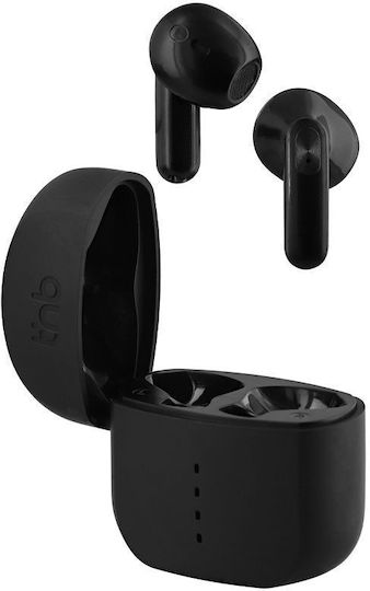T'nB ZIP 2 In-ear Bluetooth Handsfree Ακουστικά με Θήκη Φόρτισης Μαύρα