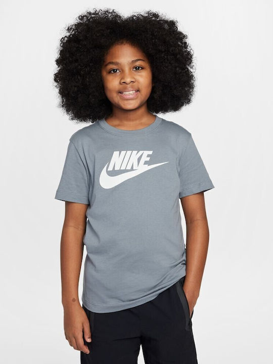Nike Tricou pentru copii gri Sportswear