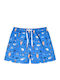 Energiers Sea World Printed Детски Бански Къси панталони за плуване Light Blue