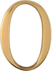 Zogometal Numbers 930 No 0 Matte Gold