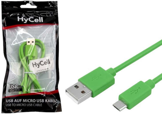 Ansmann Hycell Usb Cable Usb To Micro Usb Green Accessories