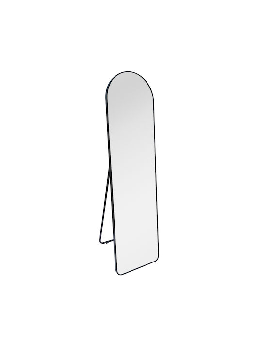 Liberta Semiramis Boden- oder Standspiegel mit Gewölbtem Aluminiumrahmen 150x40cm