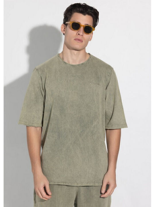Vinyl Art Clothing T-Shirt Khaki