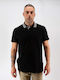 Polo Kurzarmbluse Black