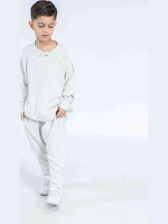 Παιδικό Σετ με Παντελόνι Καλοκαιρινό 2τμχ Natural Viscose Sand