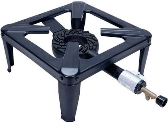 Calfer Gas Liquid Gas Countertop Single Burner Black