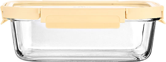 Estia Click&Seal Cutie pentru Mâncare Sticlă Ivory Potrivit pentru Cuptor cu Microunde 640ml 1buc