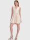 Summer Mini Dress for Wedding Christening Vanilla