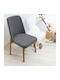 Oscar Dining Chair Dark Grey 48x50x91 cm
