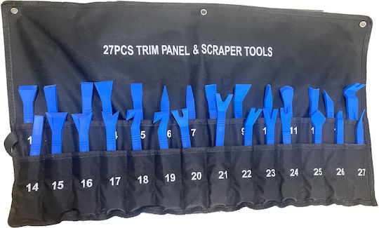 27 Pcs Trim Fastener Molding Removal Set Gamateh