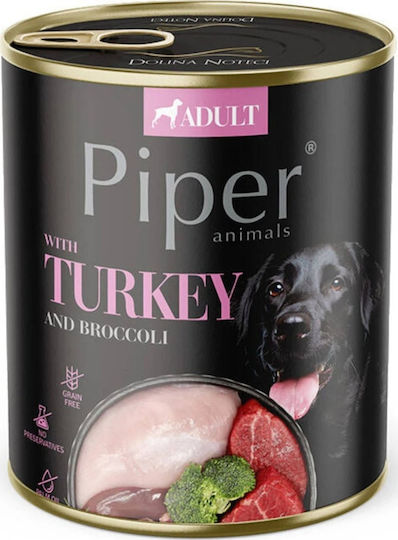 Dolina Noteci Wet Food Dogs with Turkey, Broccoli and Vegetables 800gr
