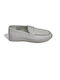 Leder Damen Loafers in Weiß Farbe