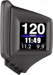 Ψηφιακό Όργανο OBD2, Head Up Display, Ρολόι, Πυξίδα, Μπαρόμετρο, Ταχύμετρο, Θερμόμετρο και Χρονόμετρο Αυτοκινήτου για τοποθέτηση στην Κονσόλα