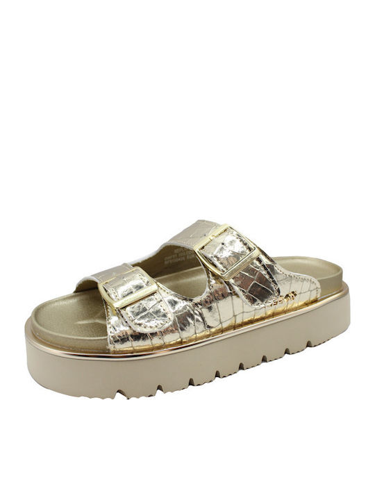 Muddy Sandale Casual Damă Aurii
