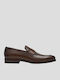 Δερμάτινα Ανδρικά Loafers σε Καφέ Χρώμα