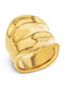 Calvin Klein Ring made of Steel Gold Plated