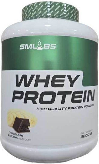 Smlabs Whey Protein Πρωτεΐνη Ορού Γάλακτος με Γεύση Σοκολάτα Μπανάνα 2kg