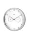 Teesa Wanduhr Glas Weiß Ø30cm