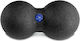 Yakimasport Μπάλα Μασάζ 8cm σε Μαύρο Χρώμα
