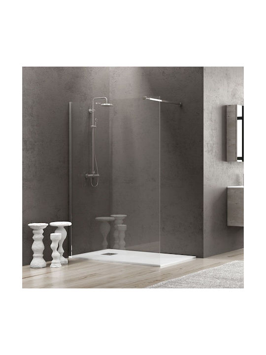 Karag Walkin 1 Feste Seite für Dusche 70x180cm Klarglas Cromo