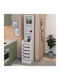 Utah Bodenstehender Schrank White 34.6x44.3x178cm