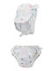 Bimbidreams Tucan Kinder Badebekleidung-Set mit Schirm Weiß