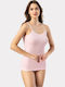Women's Cotton T-Shirt with Spaghetti Strap Pink