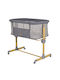 Cangaroo Cradle Aura with Side Opening and Wheels Gray