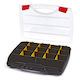 HBM Machines Organizator pentru Compartimentul de Unelte cu Compartimente Reglabile Transparentă 31.5x25.5x5.5cm.