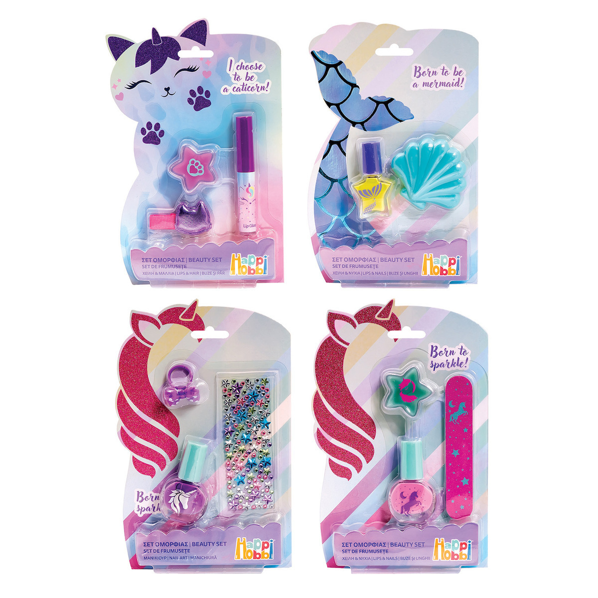 AS Happi Hobbi: Beauty Set – Born to Sparkle Lips & Nails (1081-60001)