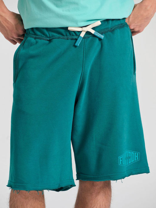 Funky Buddha Men's Athletic Shorts DEEP EMERALD