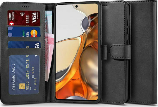 Tech-Protect Портмоне Изкуствена кожа / Силикон Черен (Xiaomi 11T, Xiaomi 11T Pro)