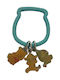 Disney Keyring Winnie & Friends Light Blue