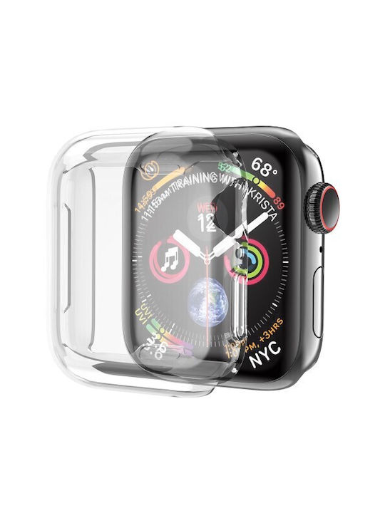 TPU Silikonhülle für Apple Watch Serie 9 8 7 45mm Transparent