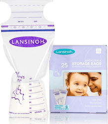 Lansinoh Σακουλάκια Μητρικού Γάλακτος 180ml 25τμχ