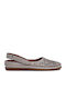 Anatomic Leather Ballerinas Gray