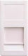 Kontakt-simon Connect Plate K45 Single RJ Ict Socket White Ka76/9