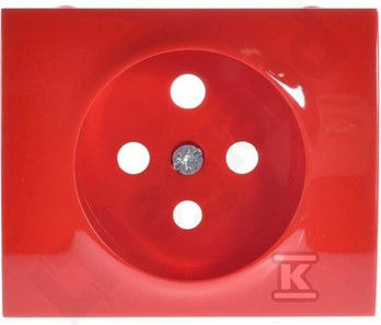 Legrand Единична Рамка за Контакт Sistena Life Lock Червена 777023