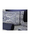 Down Town Home Bombay Σετ Μαξιλαροθήκες με Φάσα Bombay Blue 52x75εκ.
