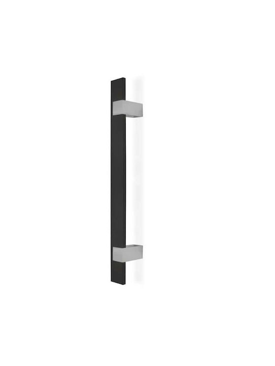 Perfect Handle Front Door 2000mm Black Mat-Chrome