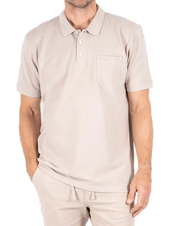 Pre End Polo Kurzarmbluse Ultra Lt Sand