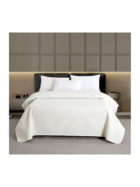 Melinen Zara Cuvertură Extra-dublu Microfibra Alb 220x240cm