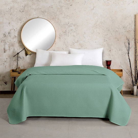Melinen Zara Κουβερλί King Size Microfiber Aqua 260x240cm
