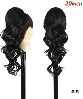 Gkm Synthetic Human Hair Keratin Kanekalon Does Not Frizz Does Not Shine Does Not Tangle Type Vang 50 Cm Hairpieces System Code 1b