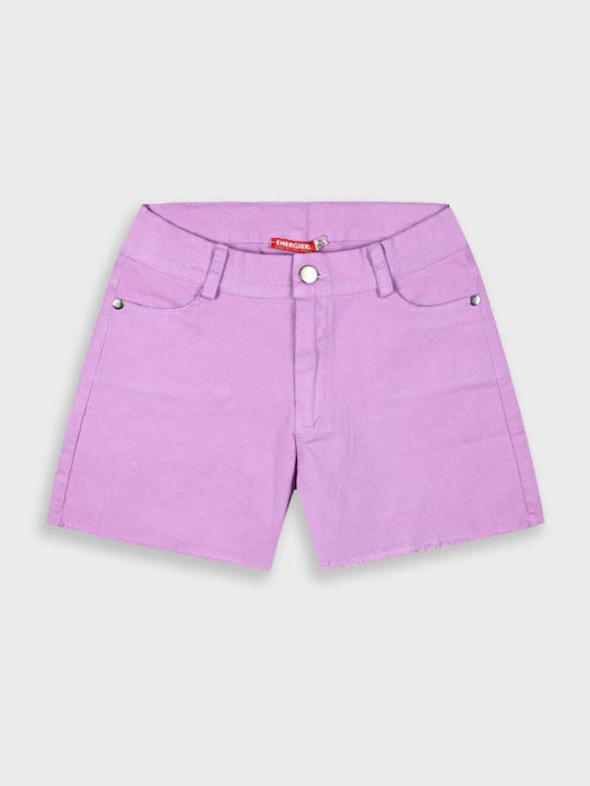 Șort/Salopetă Copii Denim lila