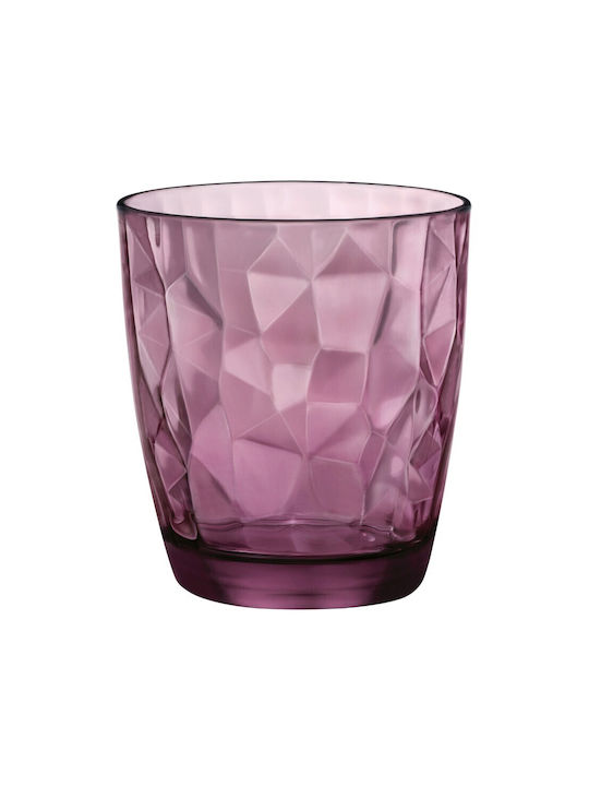 Bormioli Rocco Set of Glasses Water made of Glass in Purple Color 6pcs