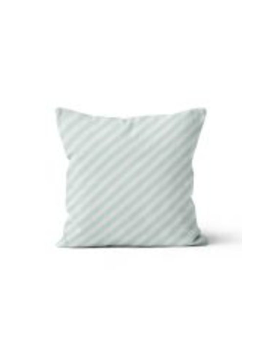 Beauty Home Decorative Pillow Case from 100% Cotton Turquoise 40x40cm