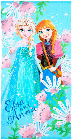 Αυθεντική Πετσέτα Θαλάσσης Κορίτσι Frozen 70x140