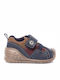 Kids Sneakers High with Scratch Blue