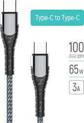ColorWay USB 2.0 USB-C male - USB-C 65W 1m (CW-CBPDCC040-GR) ColorWay USB 2.0 USB-C male - USB-C 65W 1m (CW-CBPDCC040-GR)
